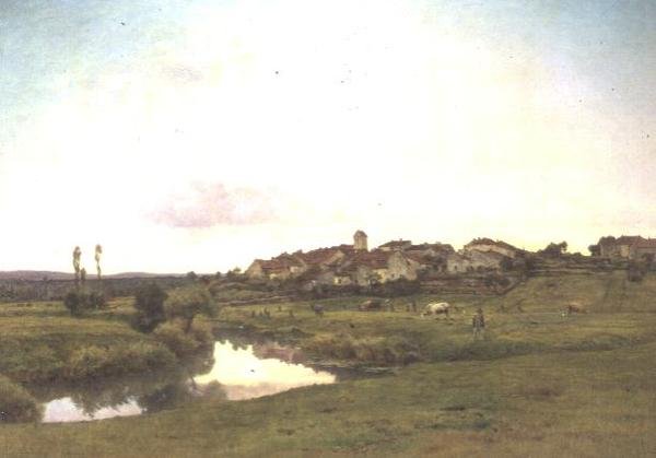 O Saone em Lironcourt, Vosges de Jean F. Monchablon