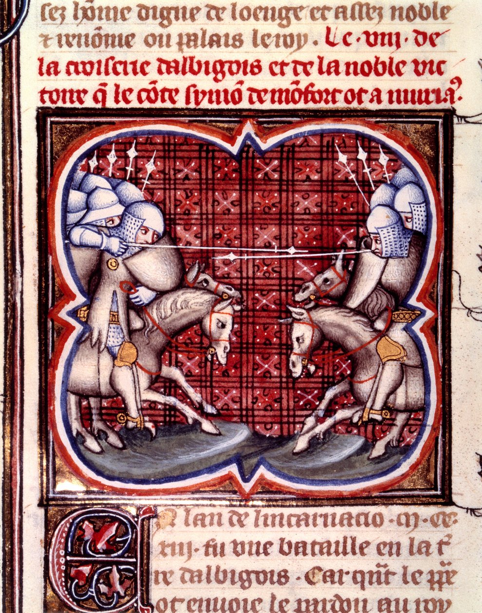Batalha de Muret (12 de Setembro de Jean Fouquet