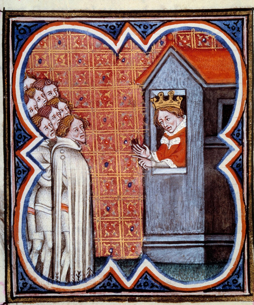 Carlos II, o malvado rei de Navarra de Jean Fouquet