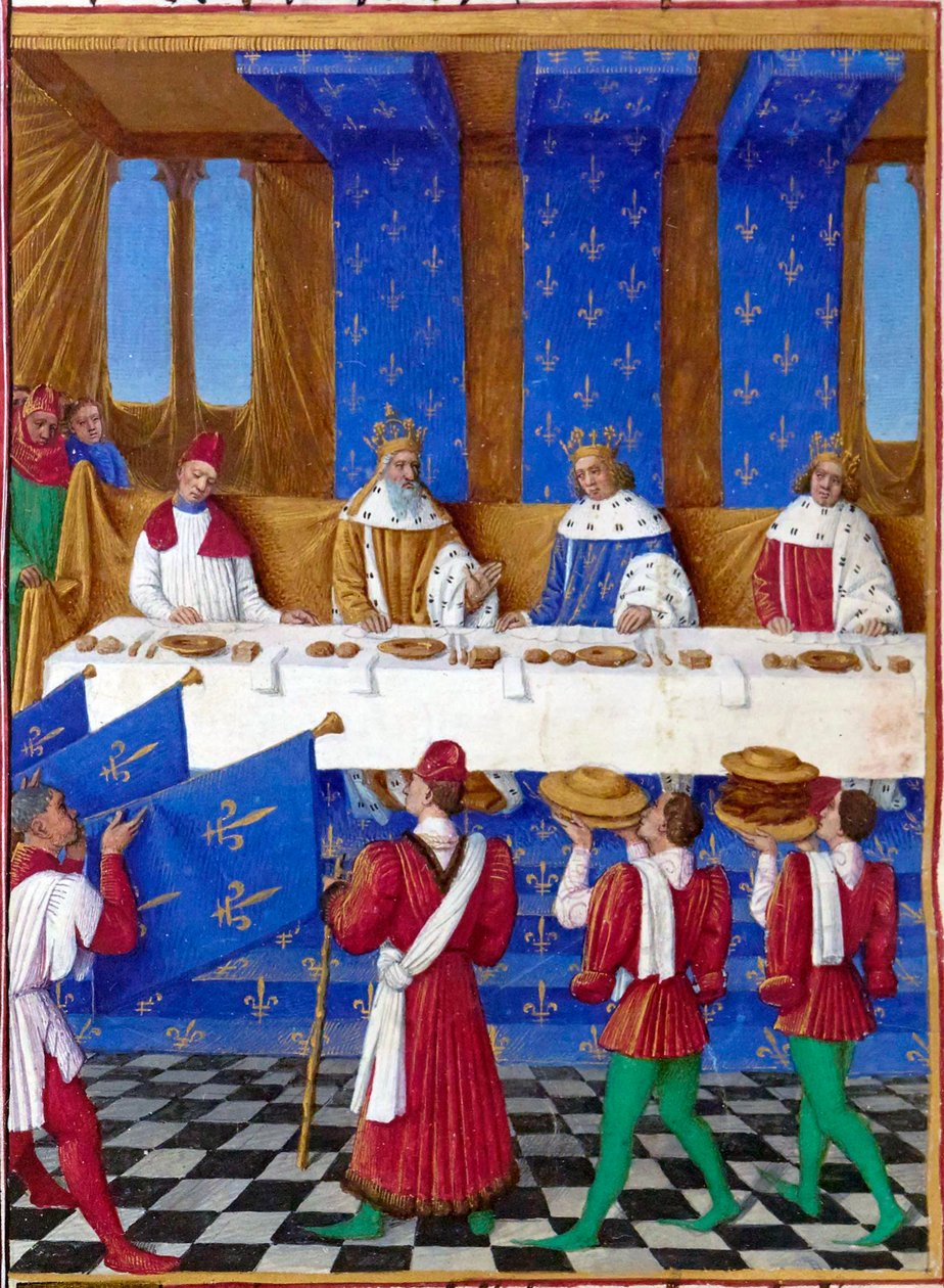 Francês: Banquet de Charles V le Sage de Jean Fouquet