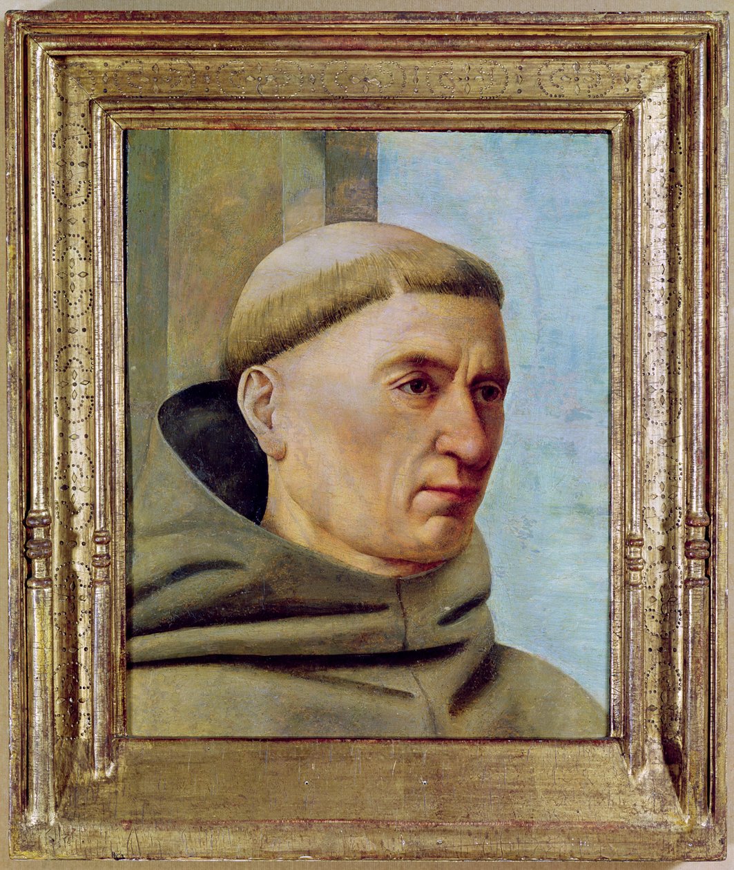 Cabeça de um monge de Jean Fouquet