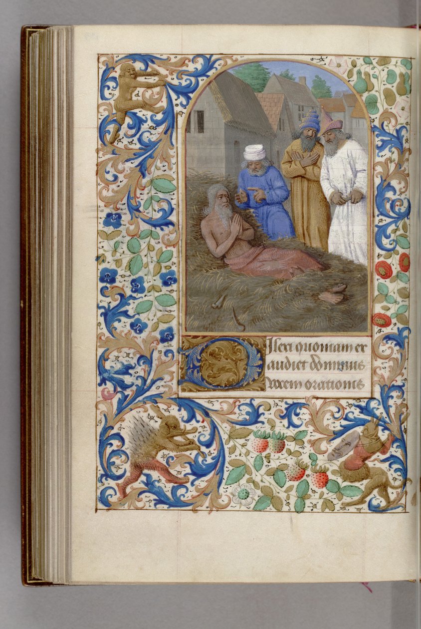 Jó no Livro das Horas, 1450-1499 de Jean Fouquet