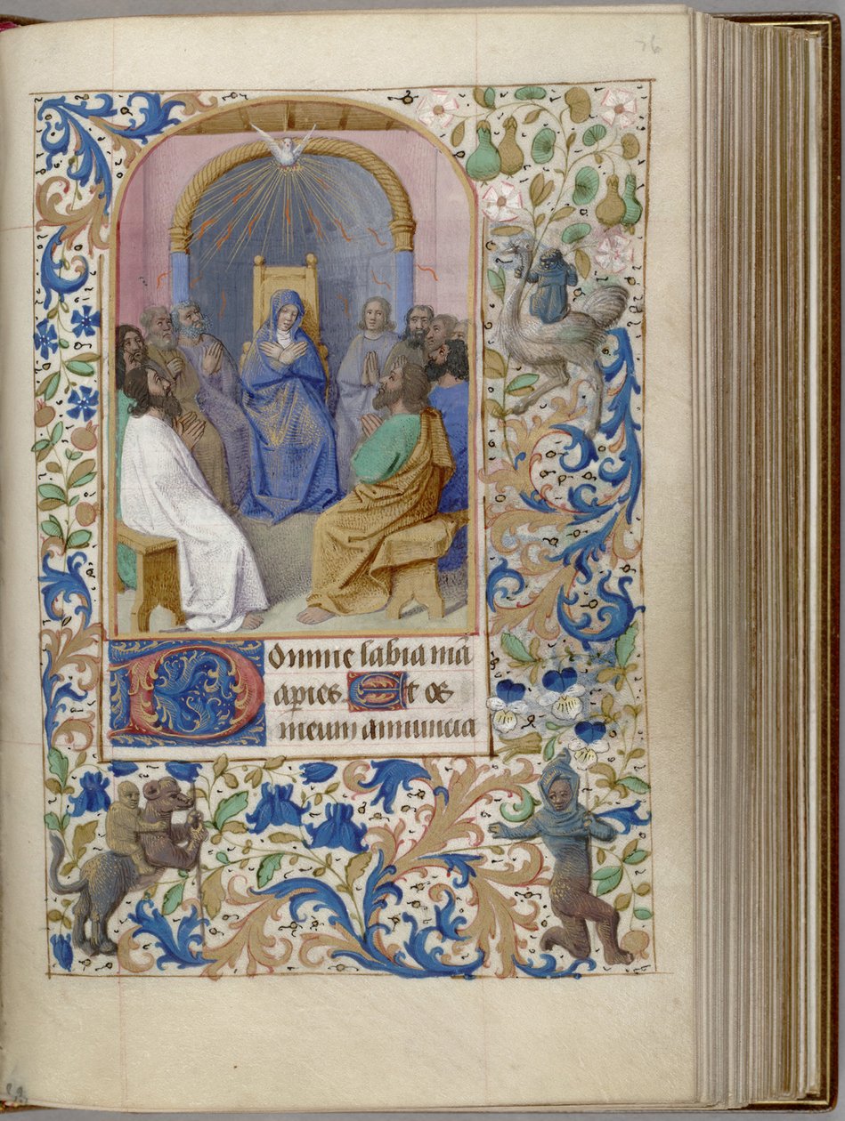 Livro de Horas de Pentecostes, 1450-1499 de Jean Fouquet