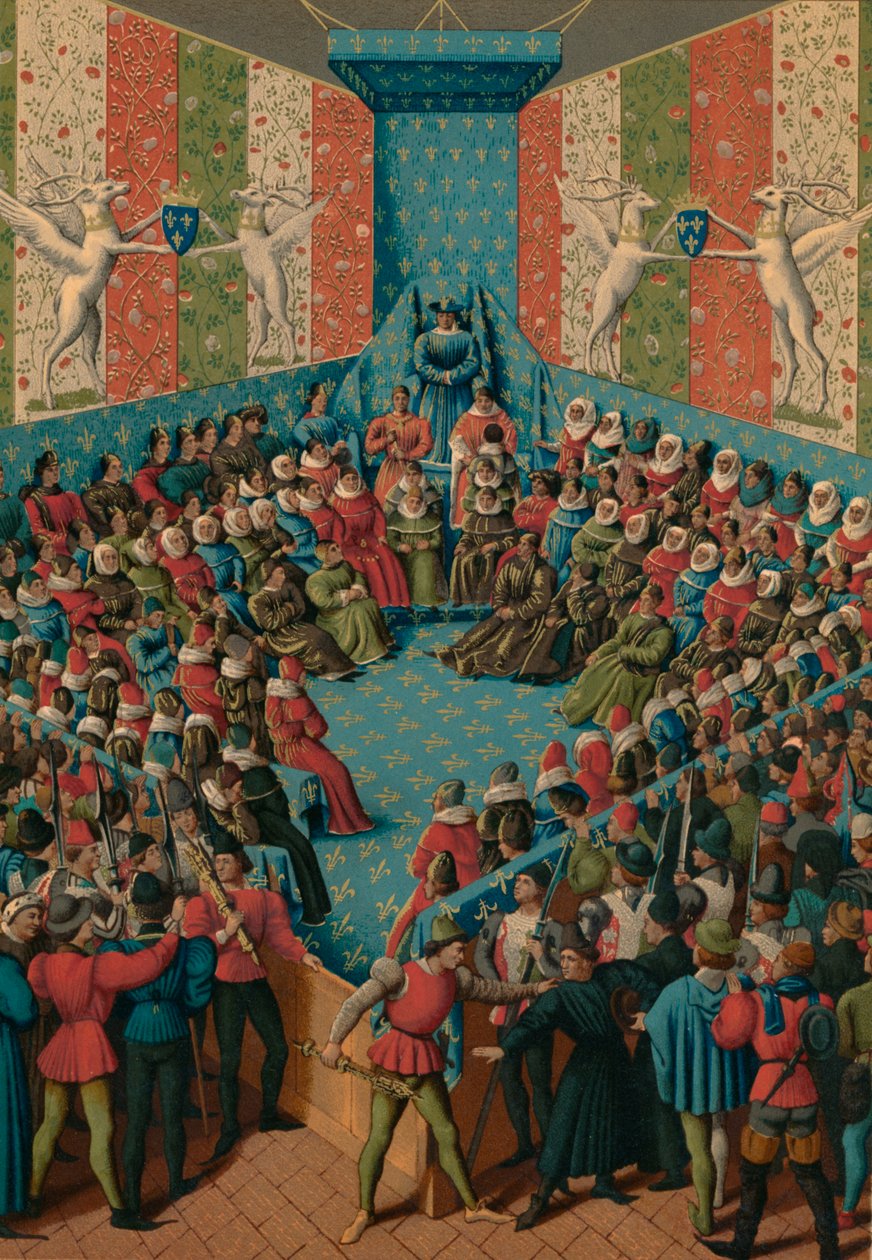 Veredicto de João II de Alençon, século XV de Jean Fouquet