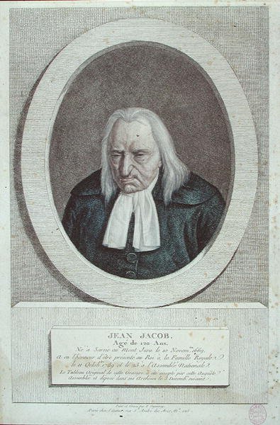 Jean Jacob, 120 anos de idade de Jean Francois (after) Garneray