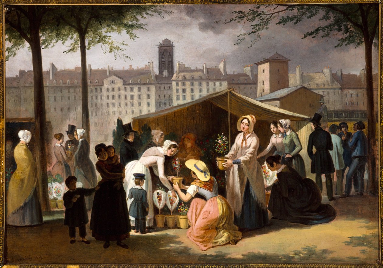 O mercado das flores de Jean Francois Demay