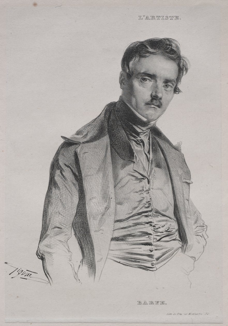 Antoine Louis Barye de Jean Francois Gigoux