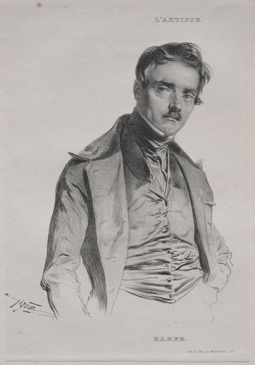 Antoine-Louis Barye. de Jean Francois Gigoux