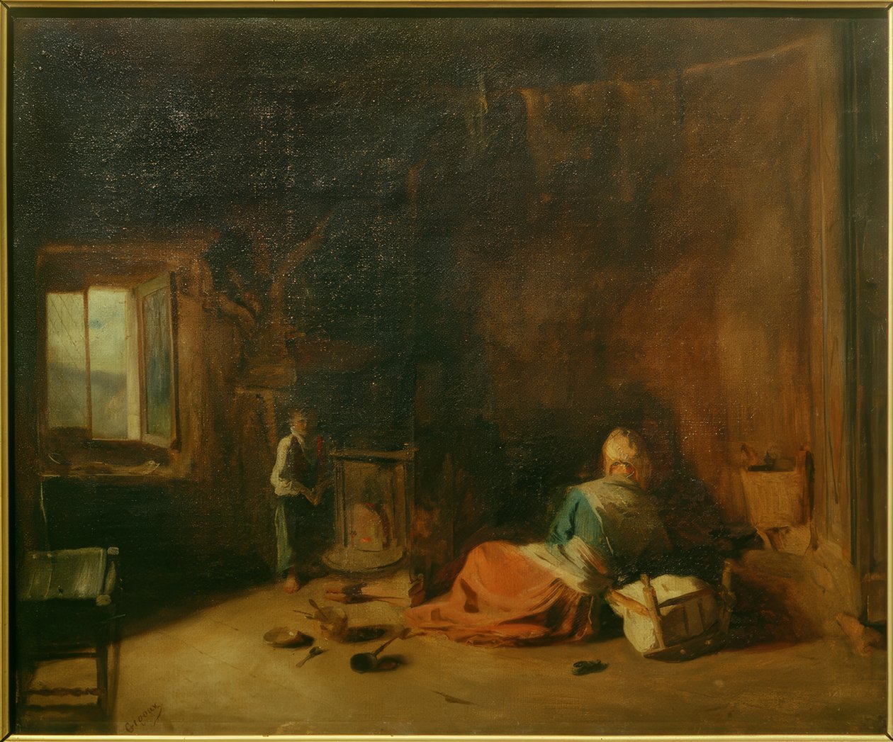 Interior rural de Jean Francois Gigoux