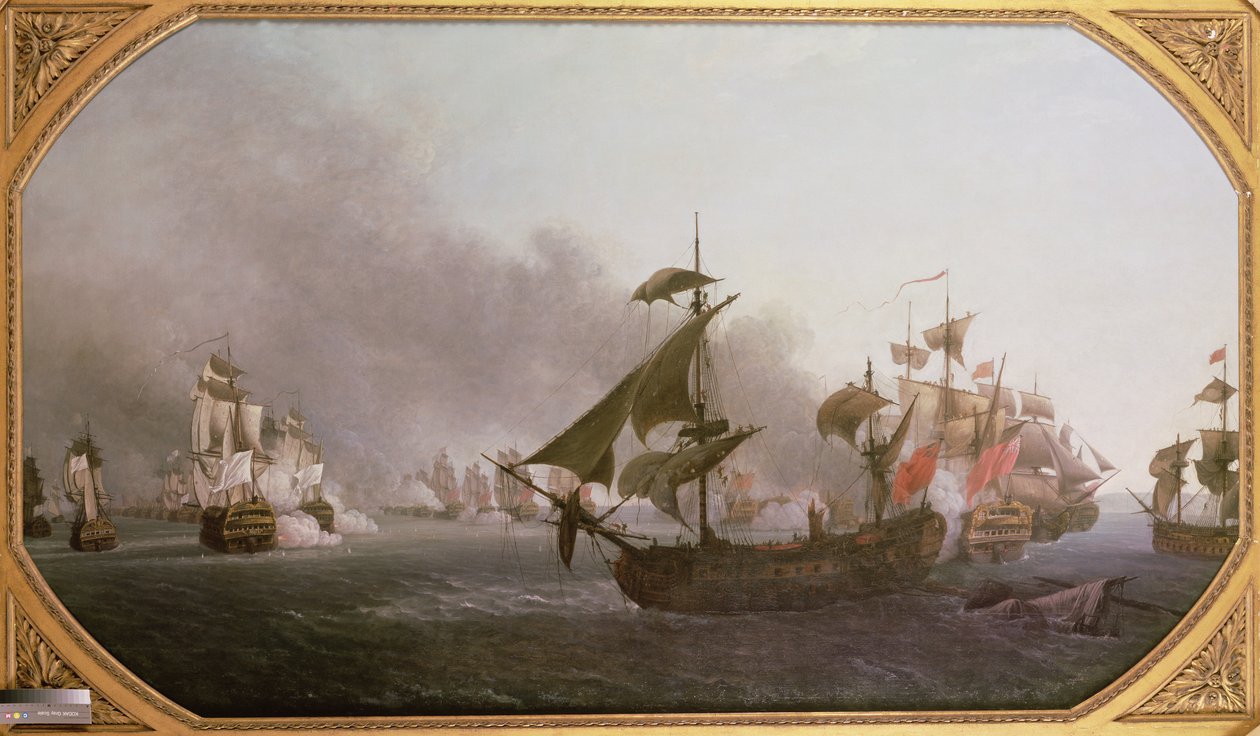 Combate Naval na Ilha de Granada, 6 de julho de 1779, 1788 de Jean Francois Hue