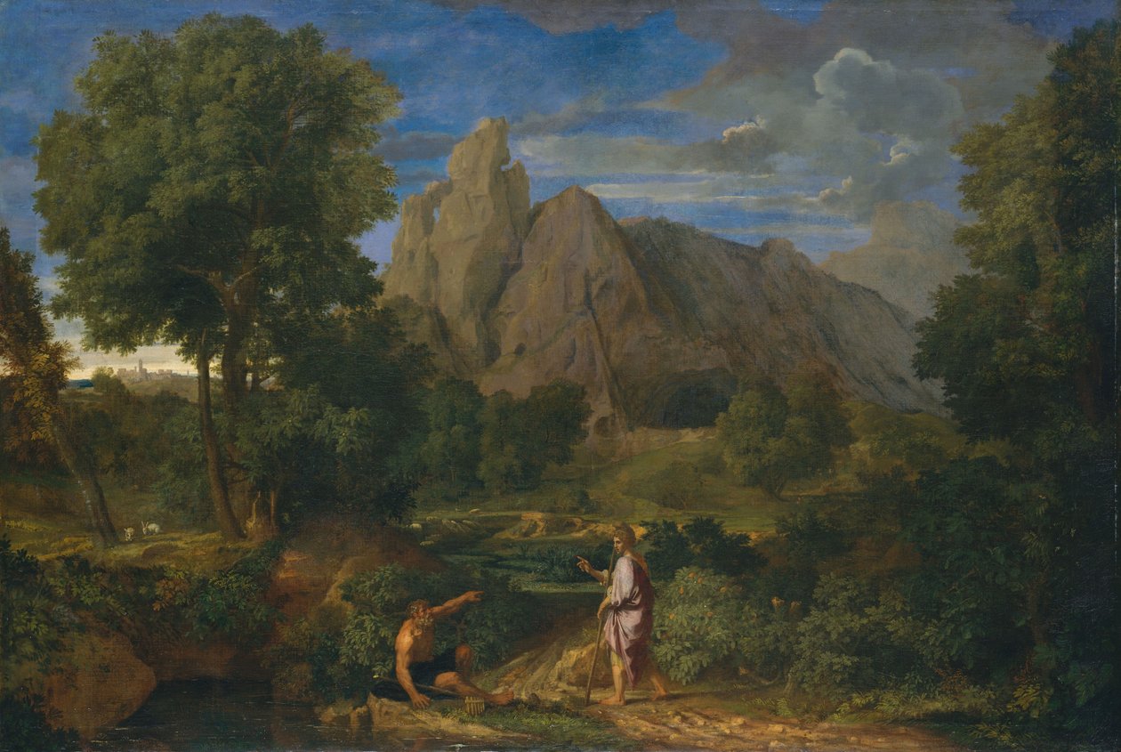 Mercúrio e Battus de Jean Francois I Millet