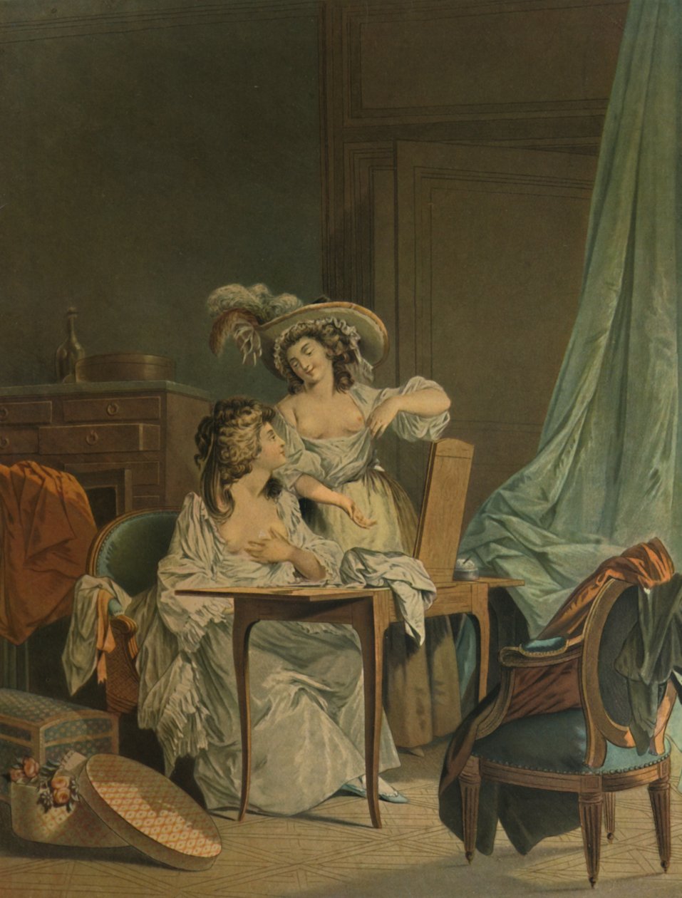 A comparação, comparação, 1786, 1913 de Jean Francois Janinet