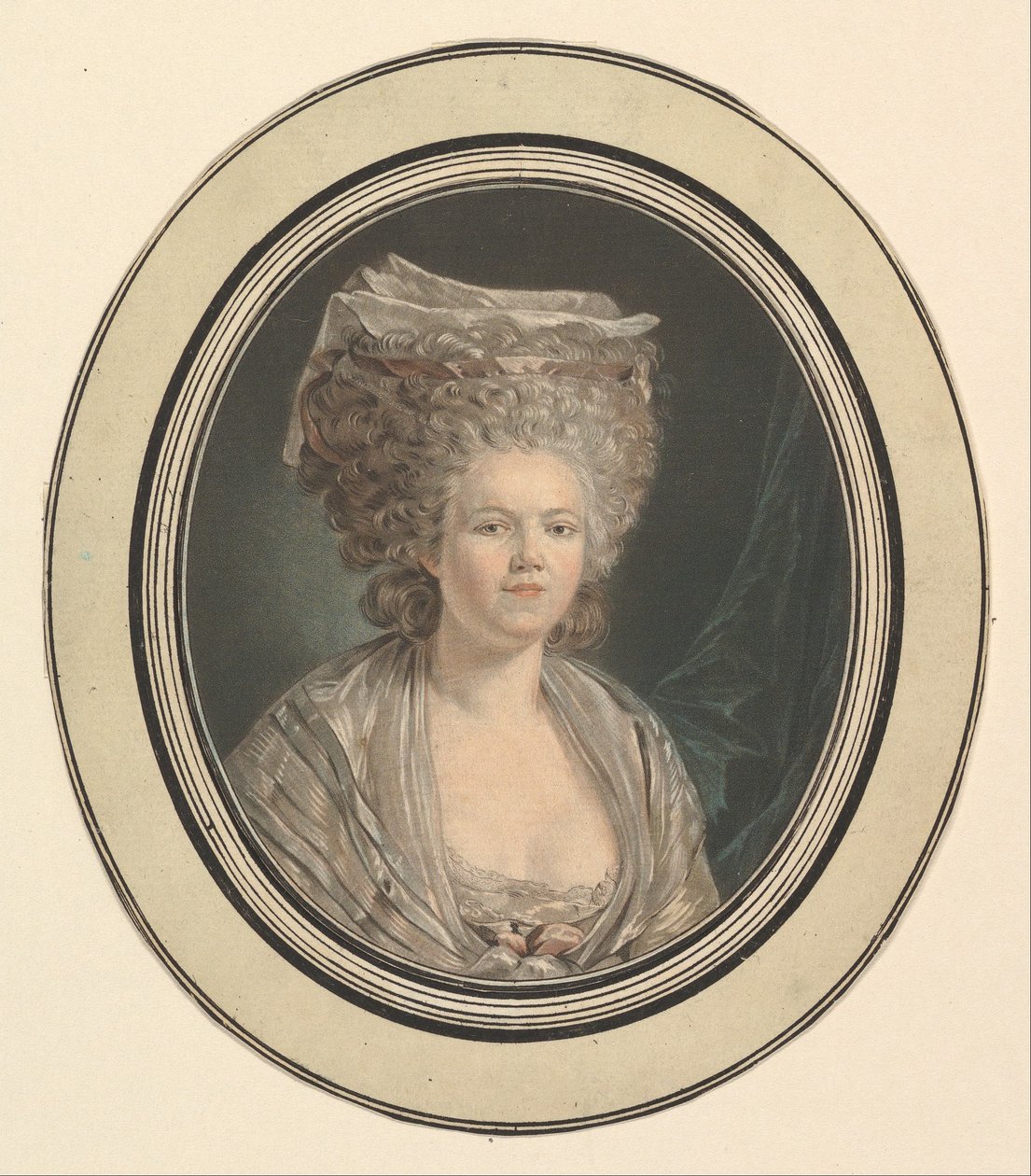 Mademoiselle Rose Bertin, costureira de Marie-Antoinette.n.d. de Jean Francois Janinet
