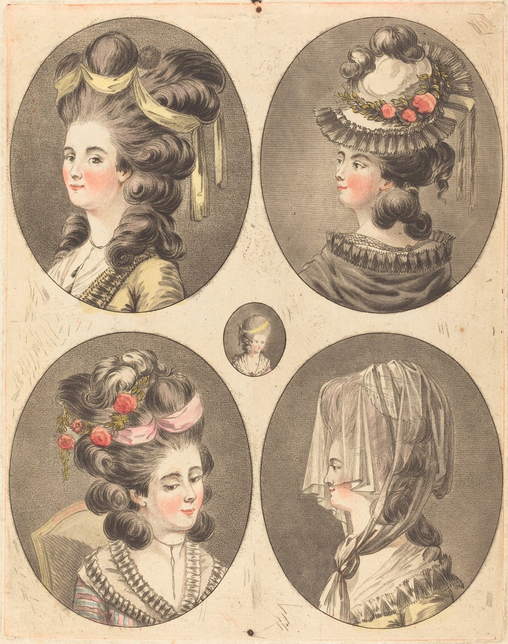 modelos de penteados de Jean Francois Janinet