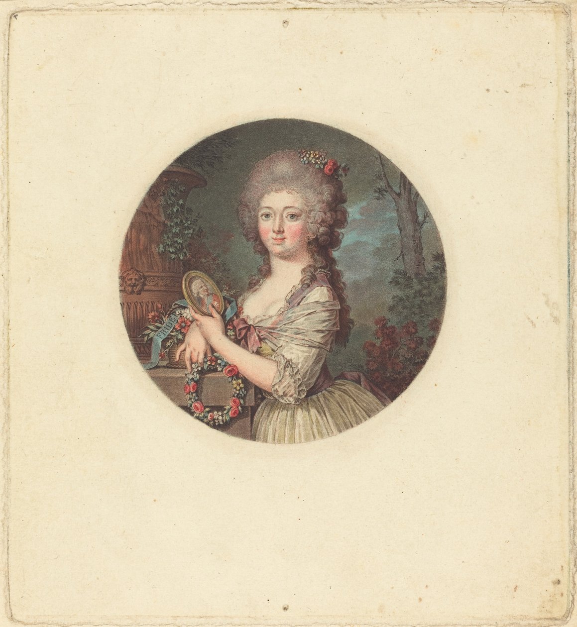 Retrato de uma jovem princesa de Jean Francois Janinet