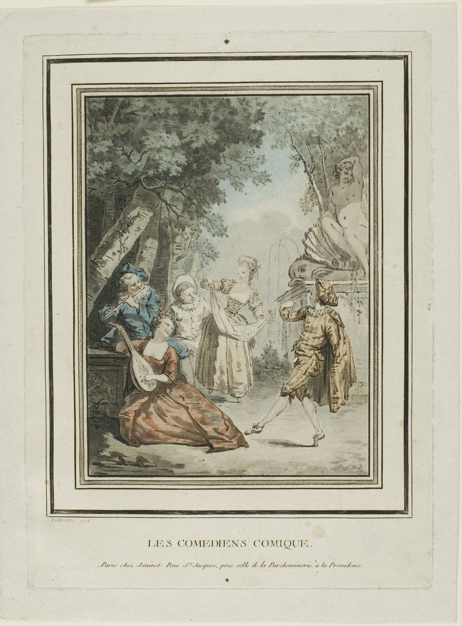 Os comediantes de Jean Francois Janinet