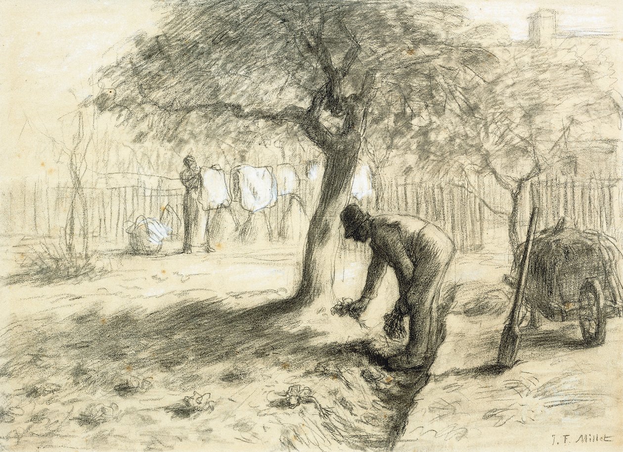 Jardinagem, de Jean Francois Millet