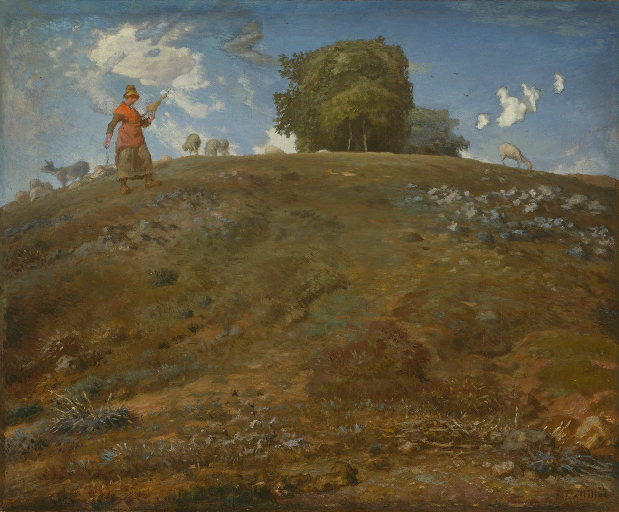 Na Auvergne de Jean Francois Millet