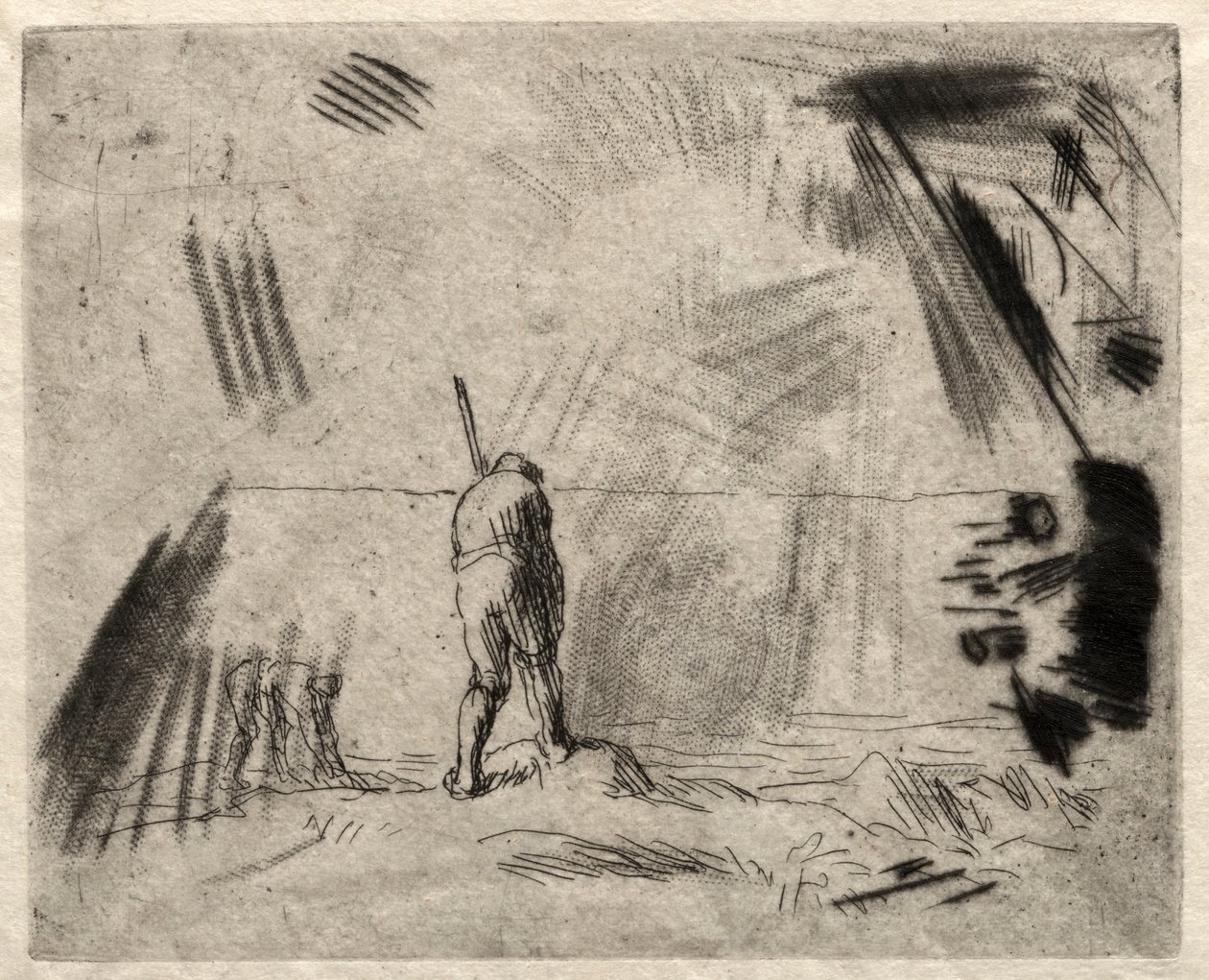 Coletores de algas. de Jean Francois Millet