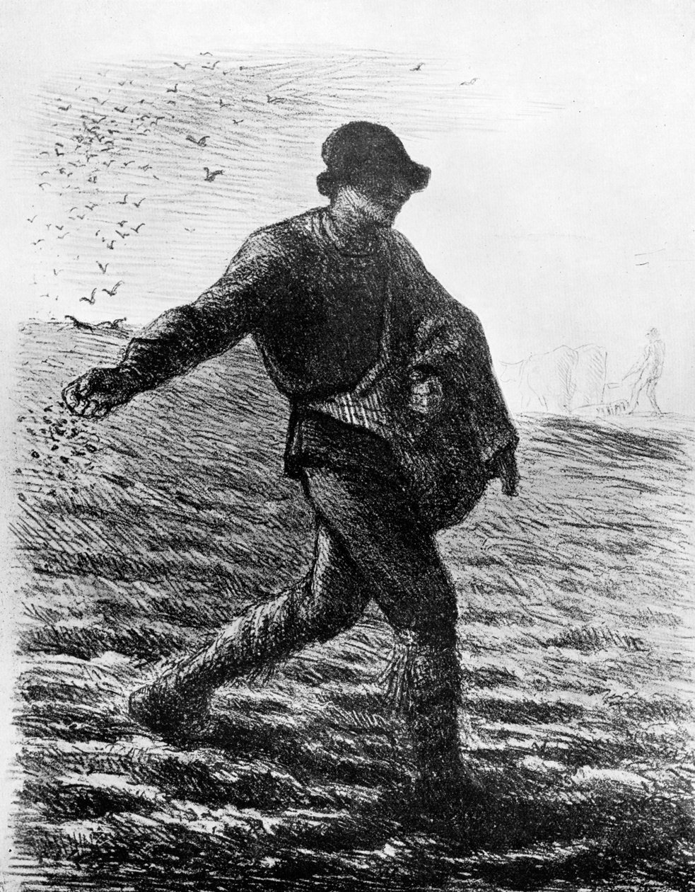 O semeador, c1850, 1913. de Jean Francois Millet