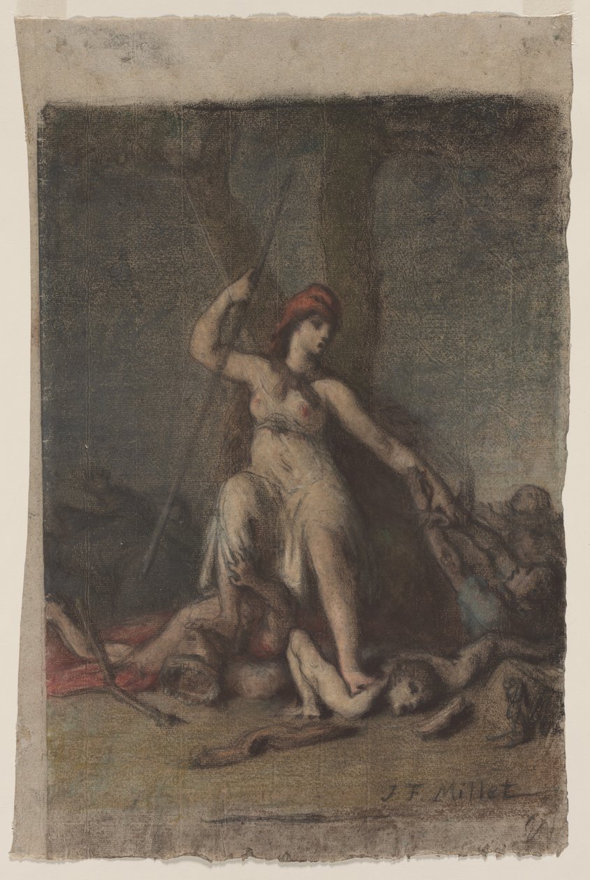 Liberdade, provavelmente 1848. de Jean Francois Millet