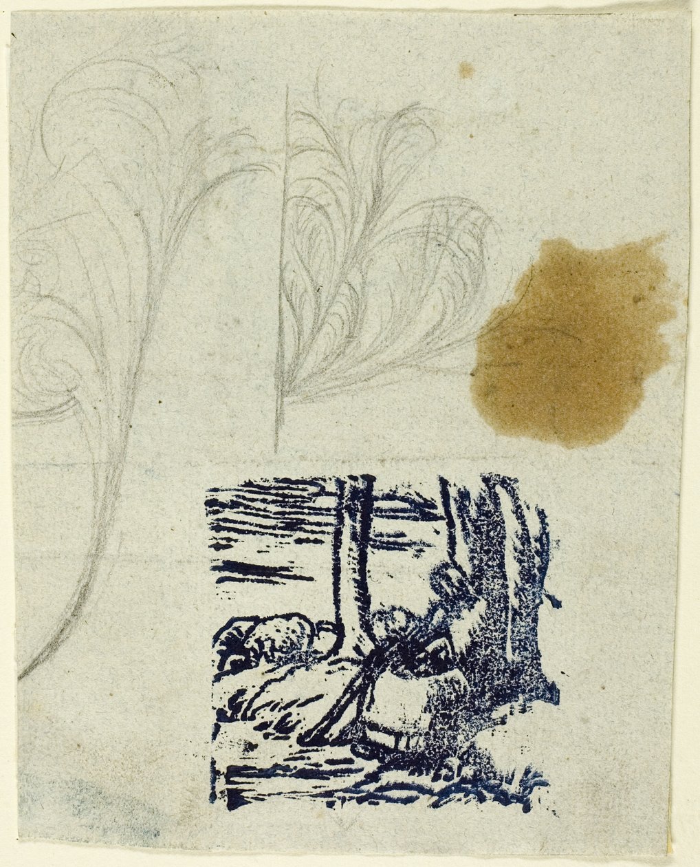 Pastorinha, sentada de Jean Francois Millet