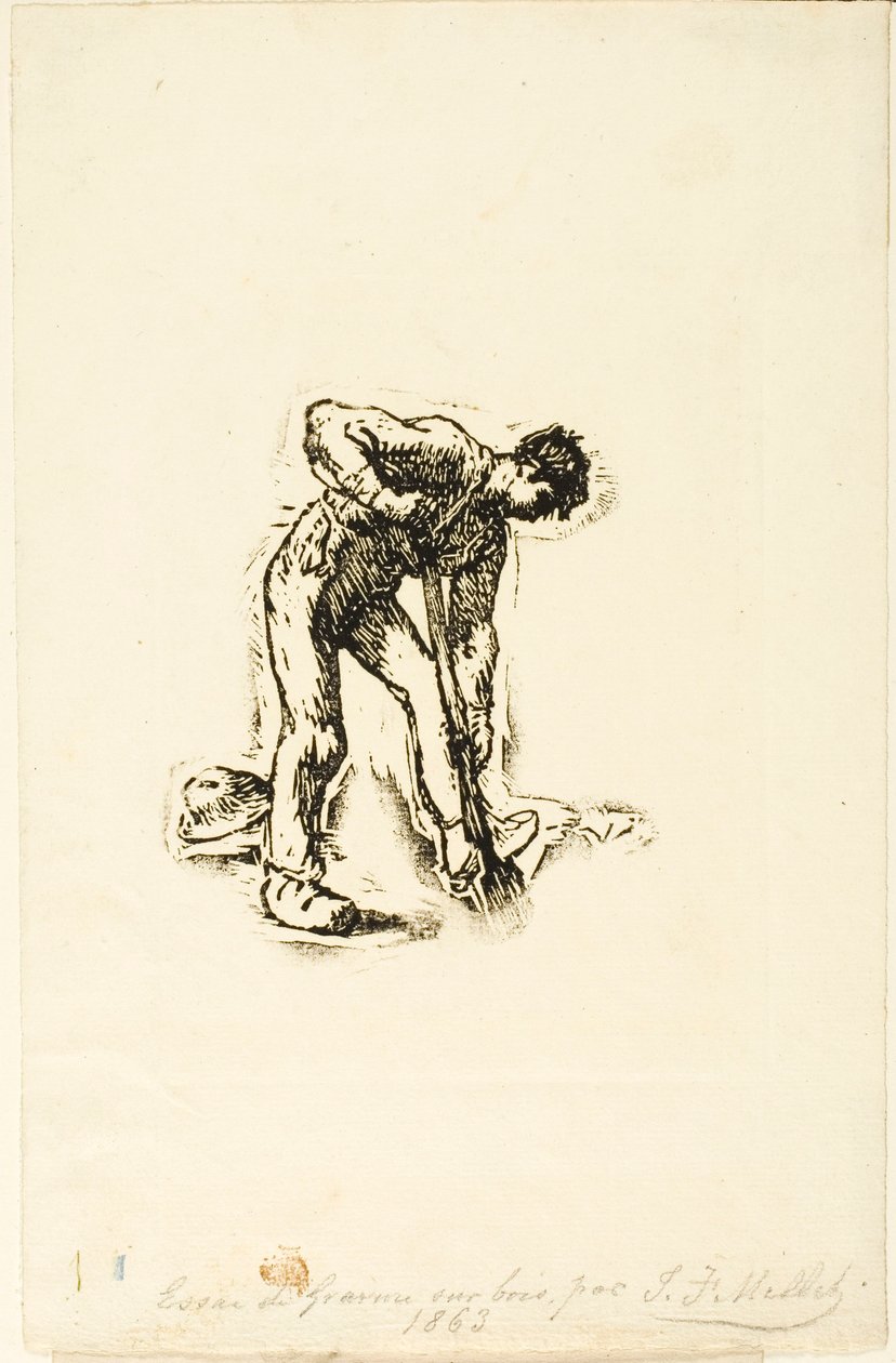 Cavando Camponês de Jean Francois Millet