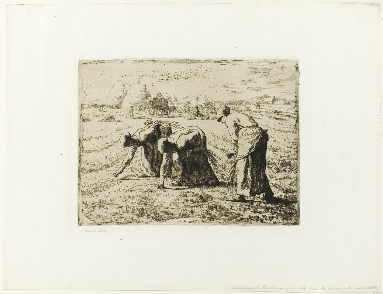 Camponês com um carrinho de mão de Jean Francois Millet