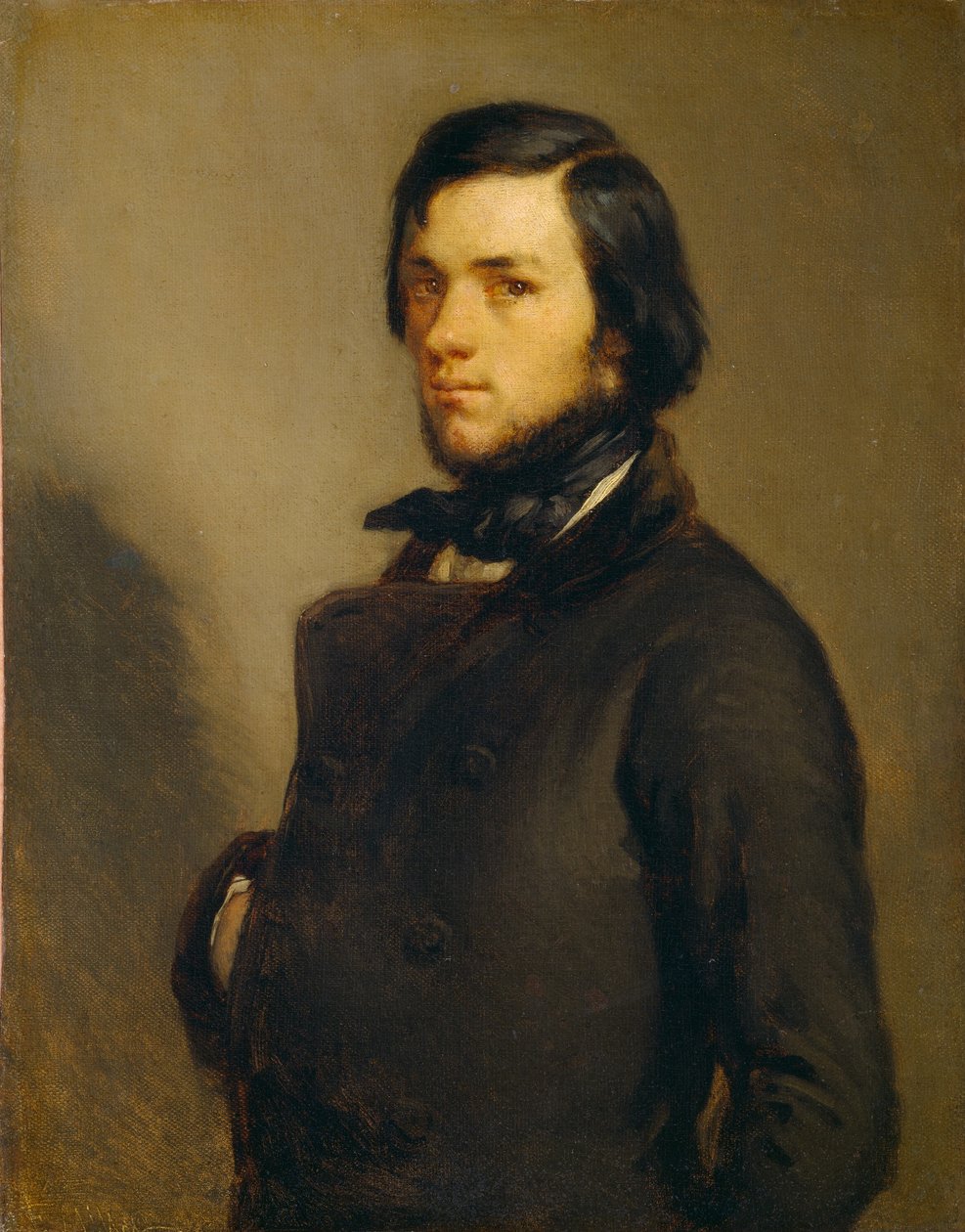 Retrato de um homem de Jean Francois Millet