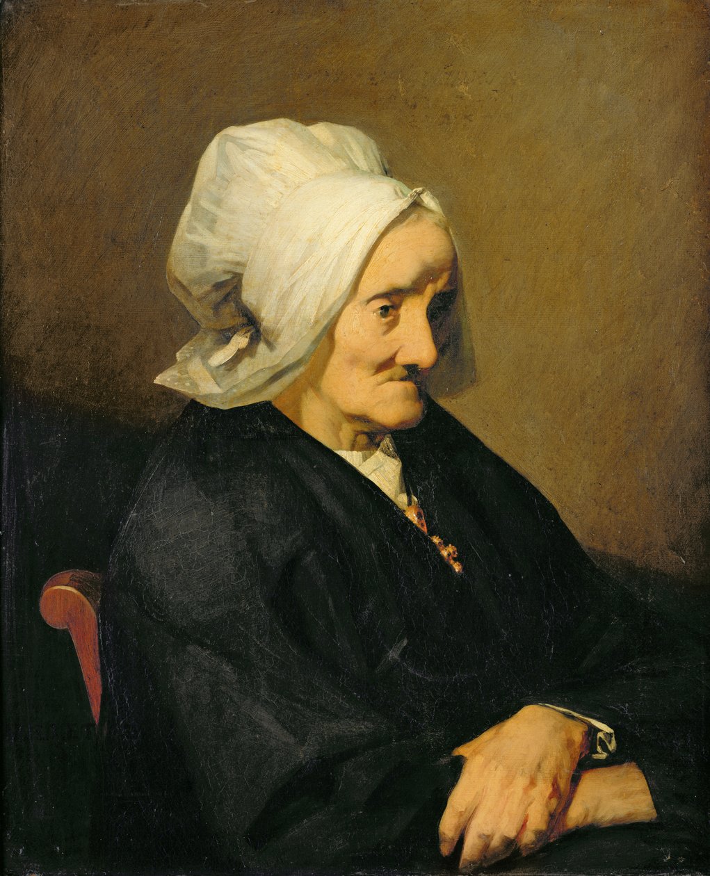 Retrato da Viúva Roumy de Jean Francois Millet