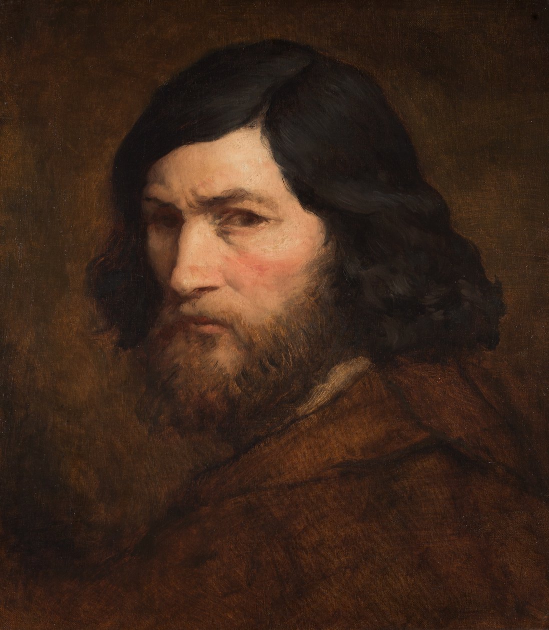 auto-retrato de Jean Francois Millet