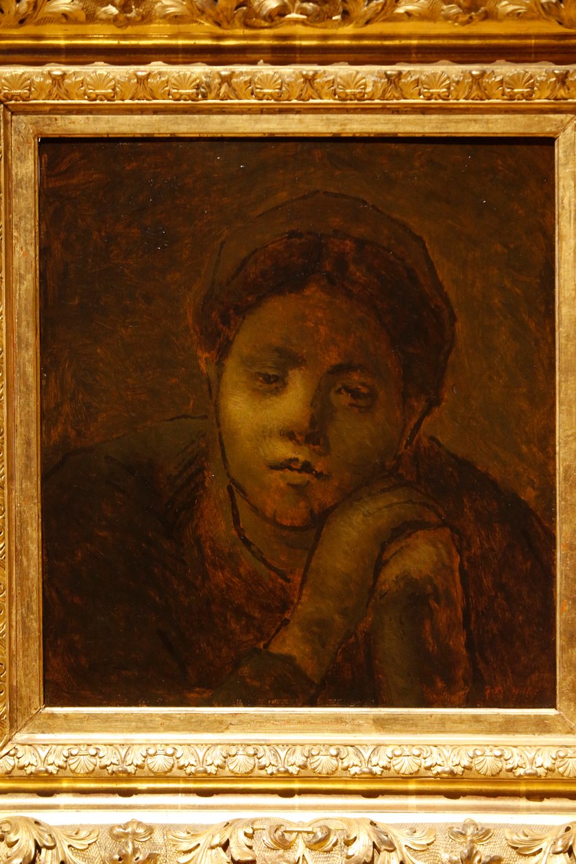 Pastor, descansar, vara, 1872 de Jean Francois Millet