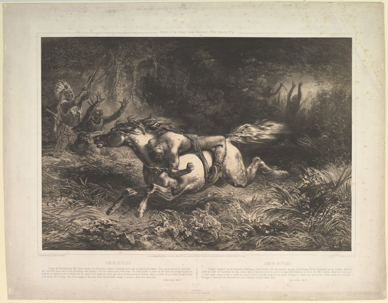 Simon Butler Indian Trails, vol. II, 1852. de Jean Francois Millet