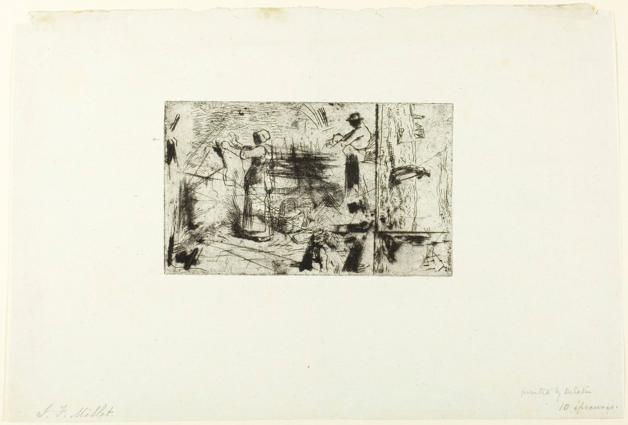 Esboços de Três Assuntos de Jean Francois Millet
