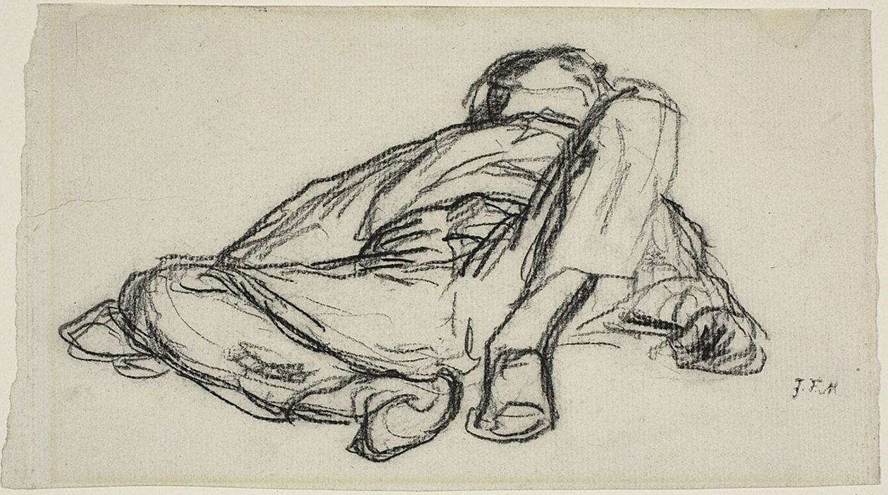 Camponês Adormecido de Jean Francois Millet