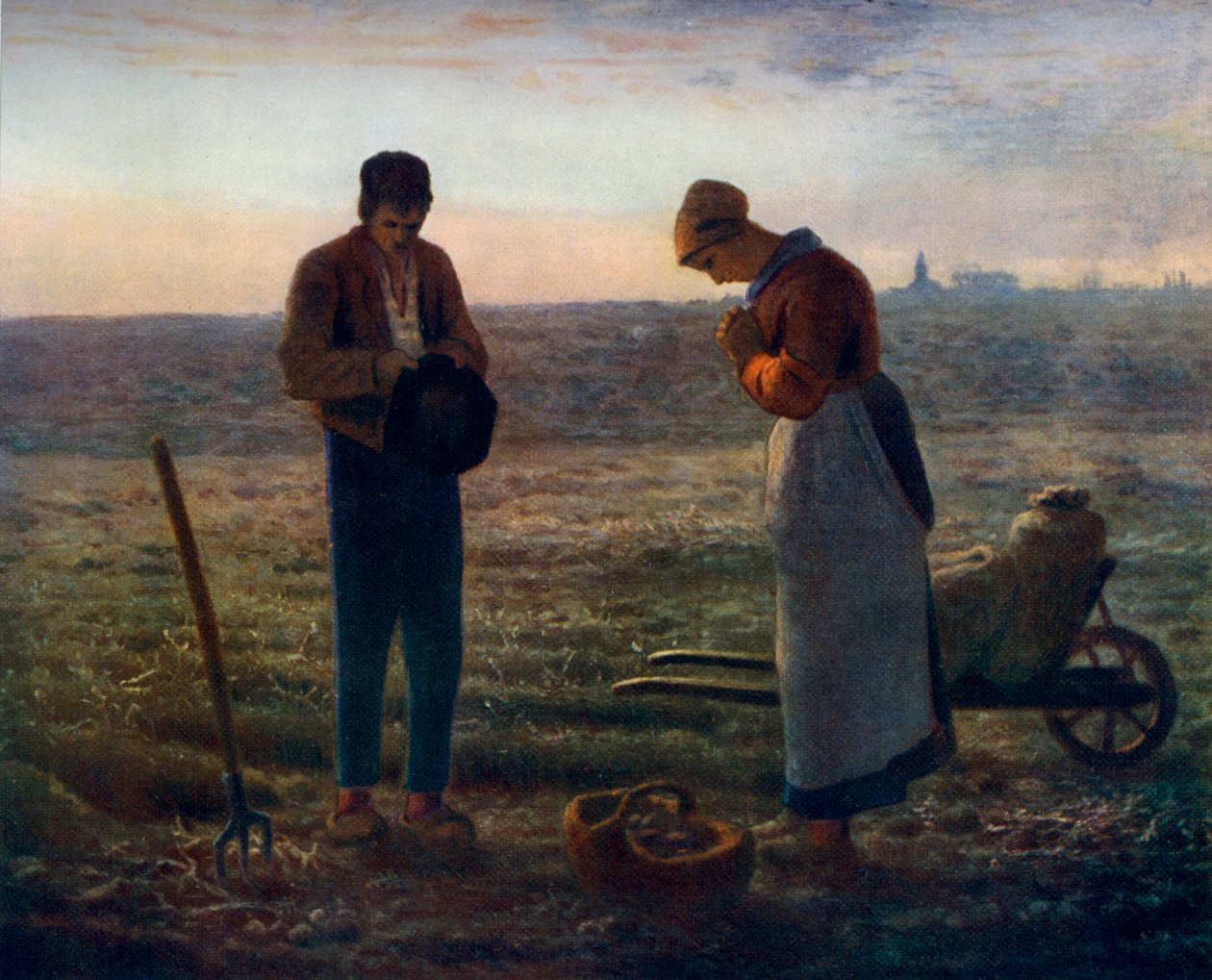 O Angelus, 1857-1859, 1912. de Jean Francois Millet