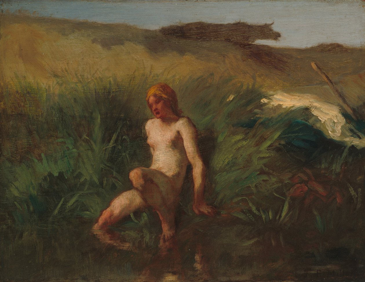 O banhista de Jean Francois Millet