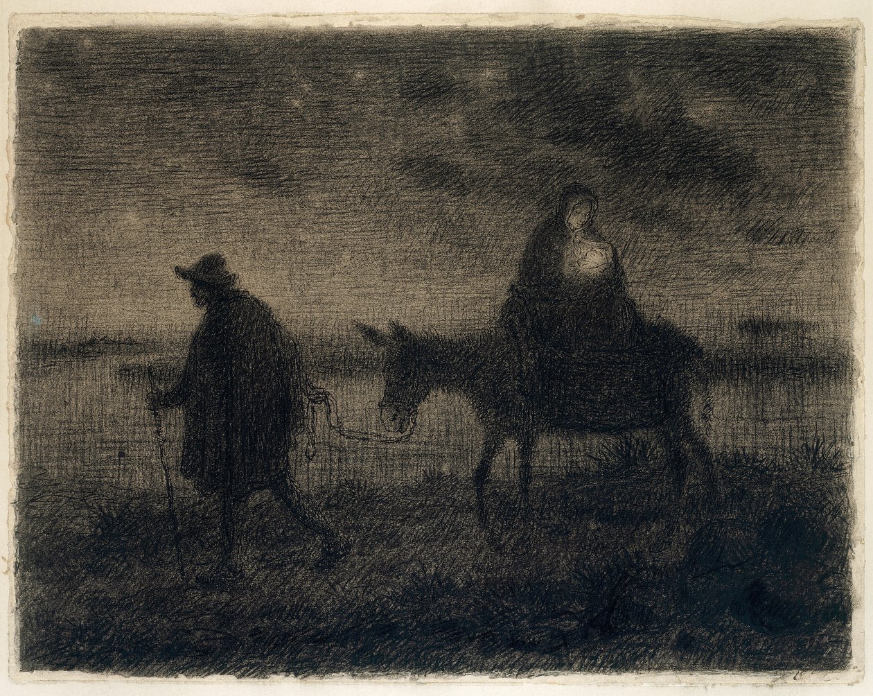 A fuga para o Egito de Jean Francois Millet