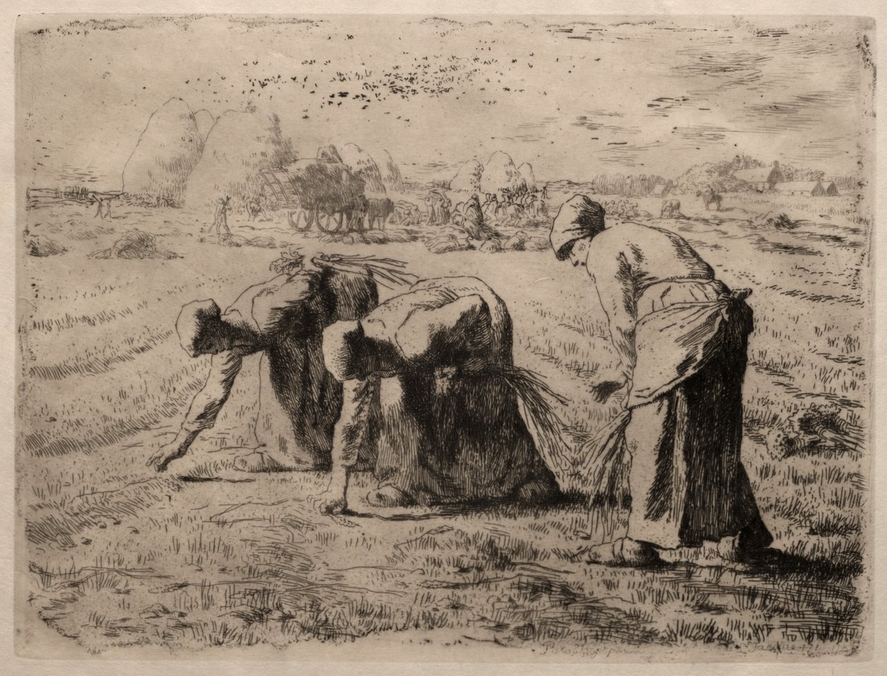 Os respigadores de Jean Francois Millet