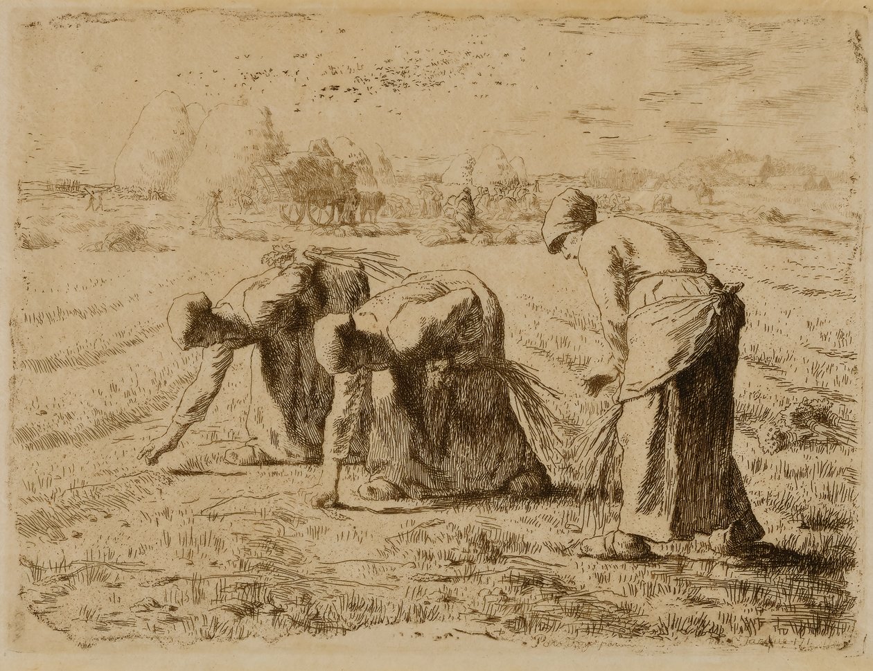 Os respigadores de Jean Francois Millet