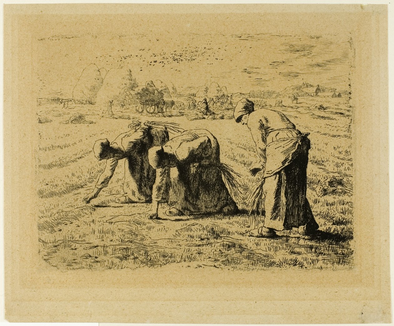 Os respigadores de Jean Francois Millet