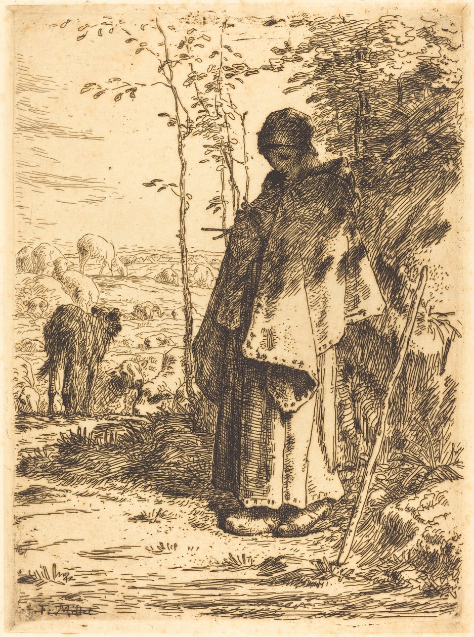 A Grande Pastora (La Grande Bergere) de Jean Francois Millet