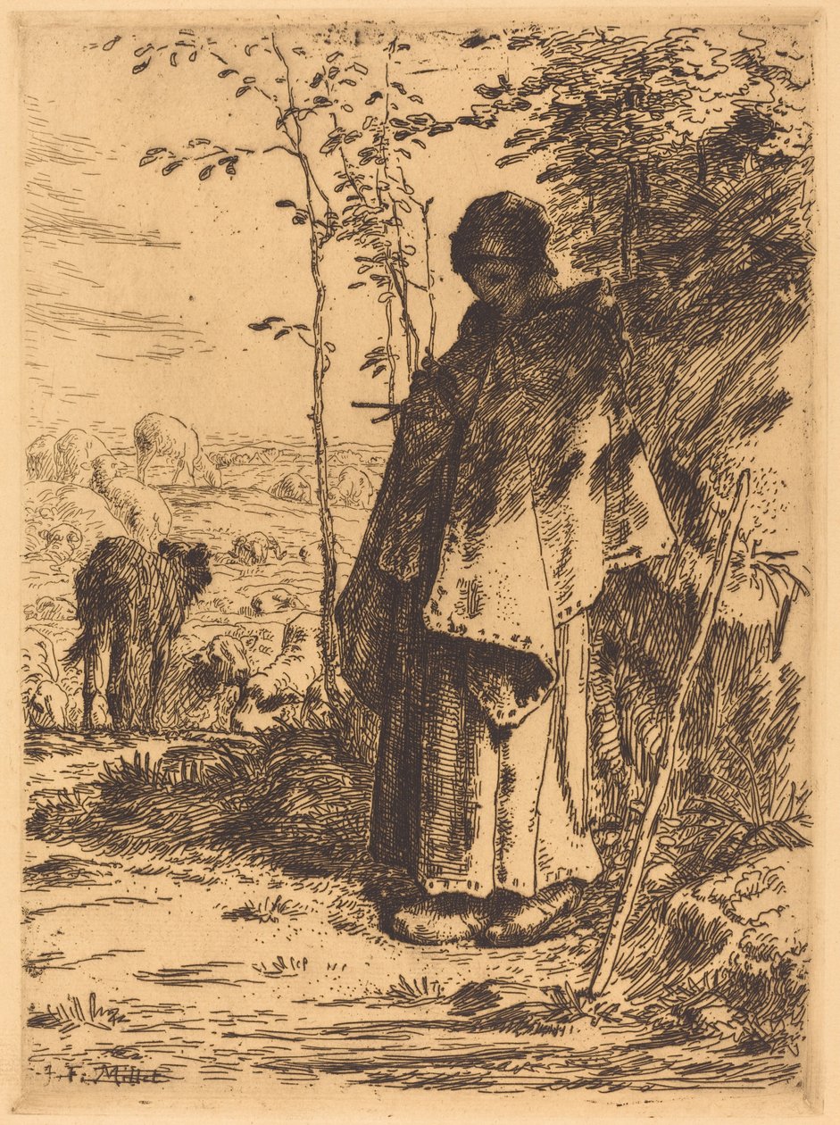 A Grande Pastora (La Grande Bergere) de Jean Francois Millet