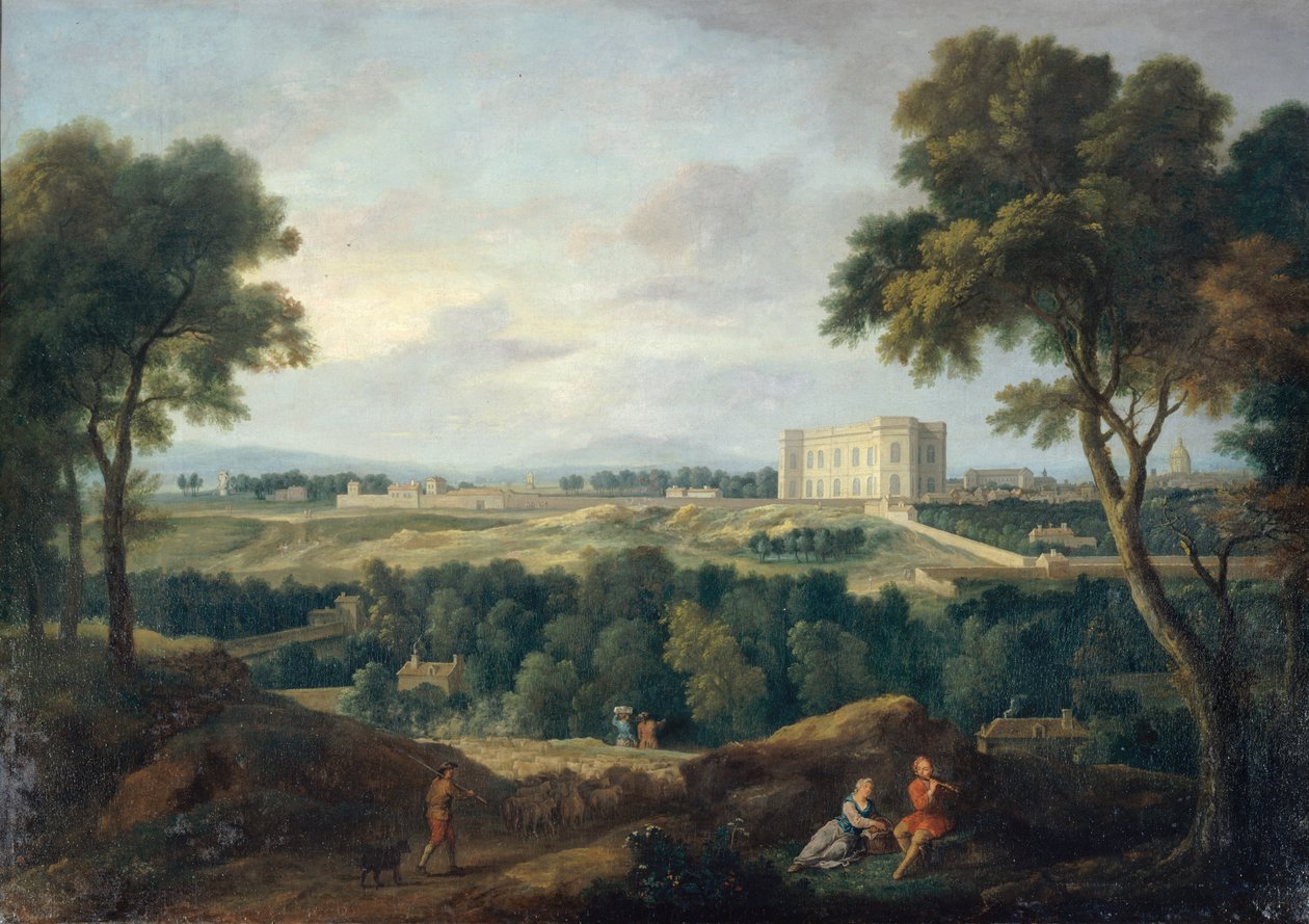 O Observatório e arredores, vista do Butte aux Cailles; de Jean Francois Millet