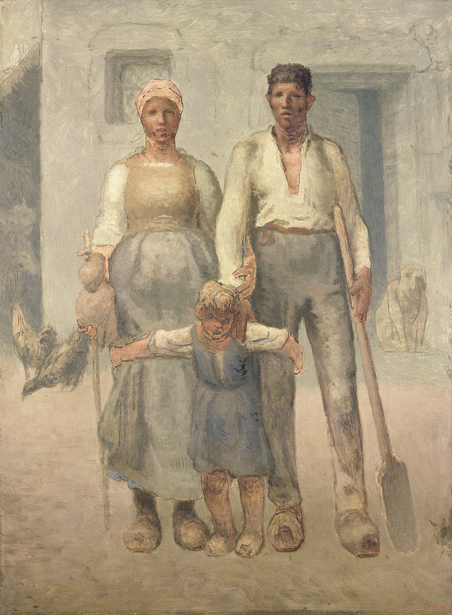 A família camponesa de Jean Francois Millet