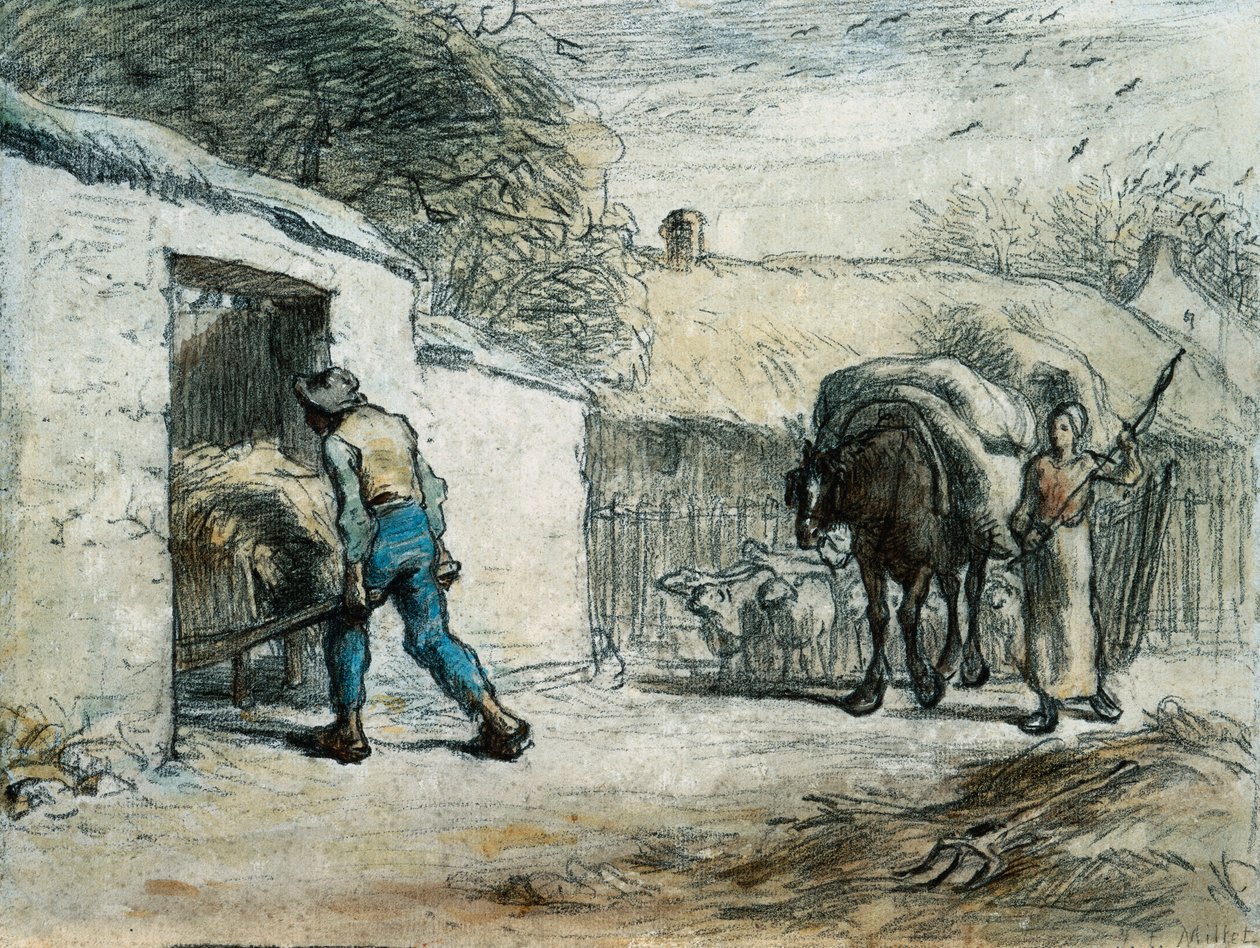 O Retorno do Campo de Jean Francois Millet