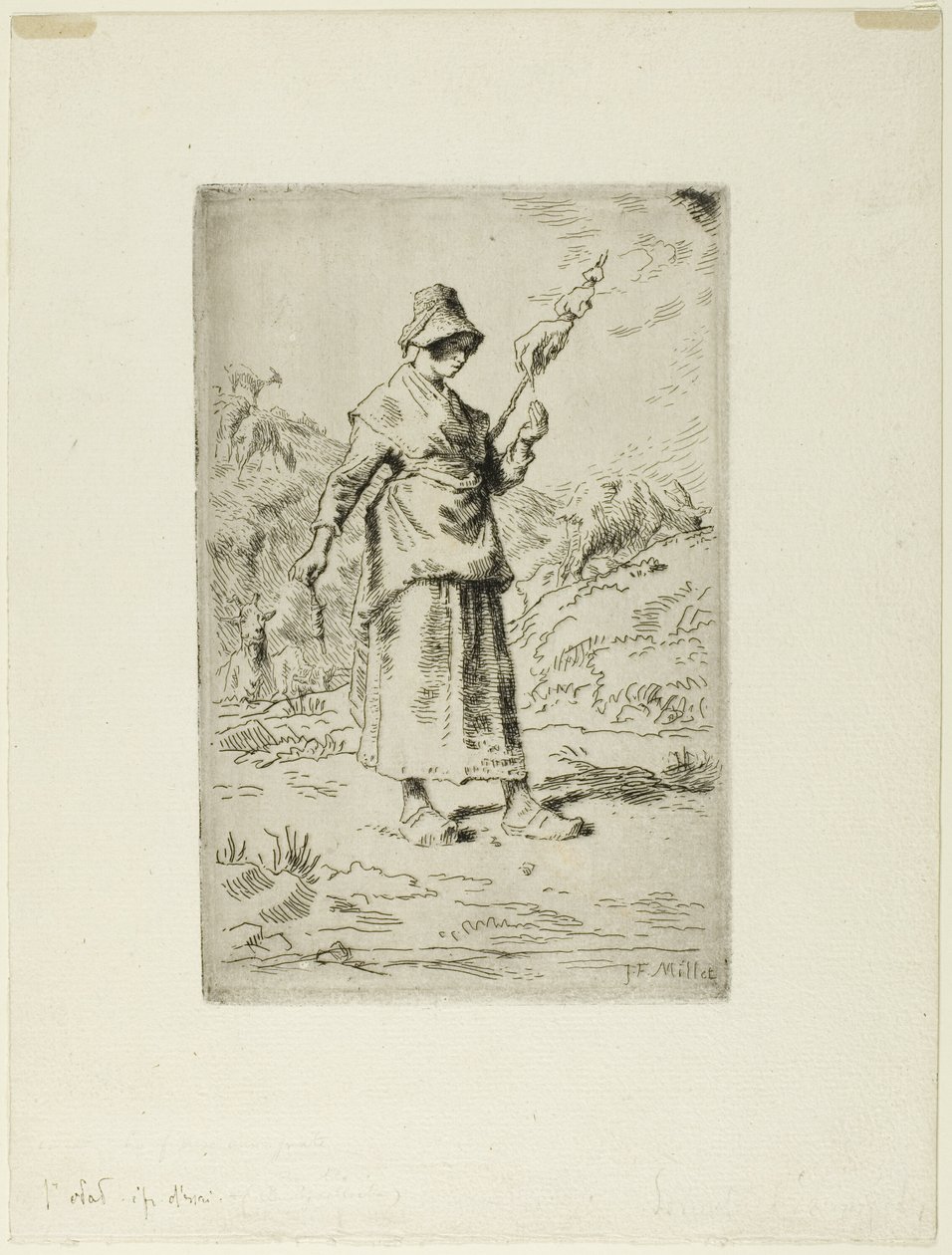 O Spinner de Jean Francois Millet