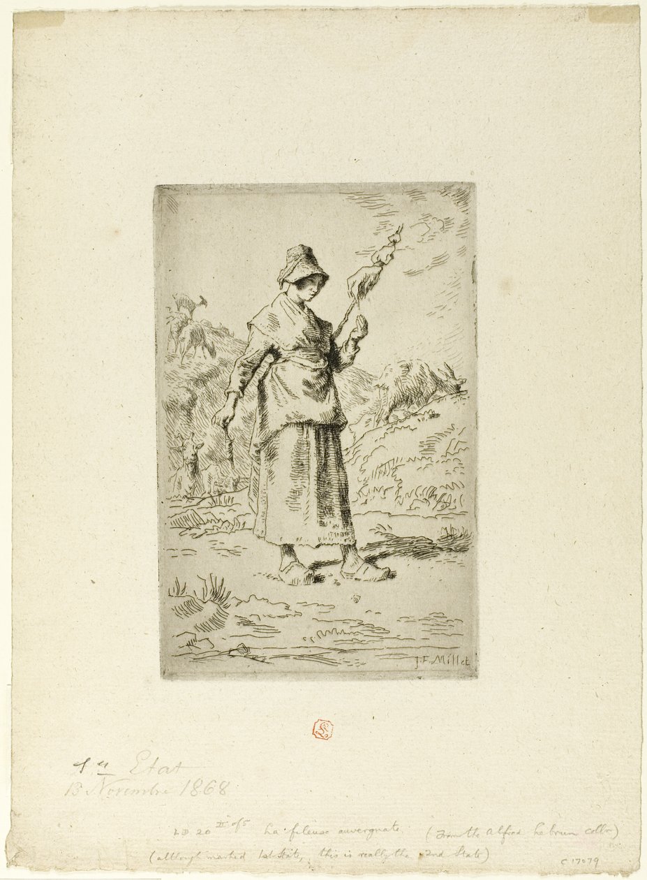 O girador de Jean Francois Millet