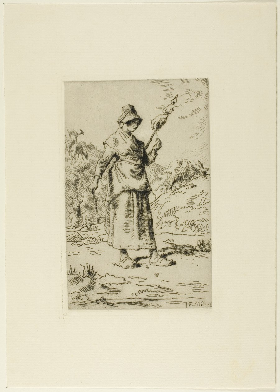 O girador de Jean Francois Millet