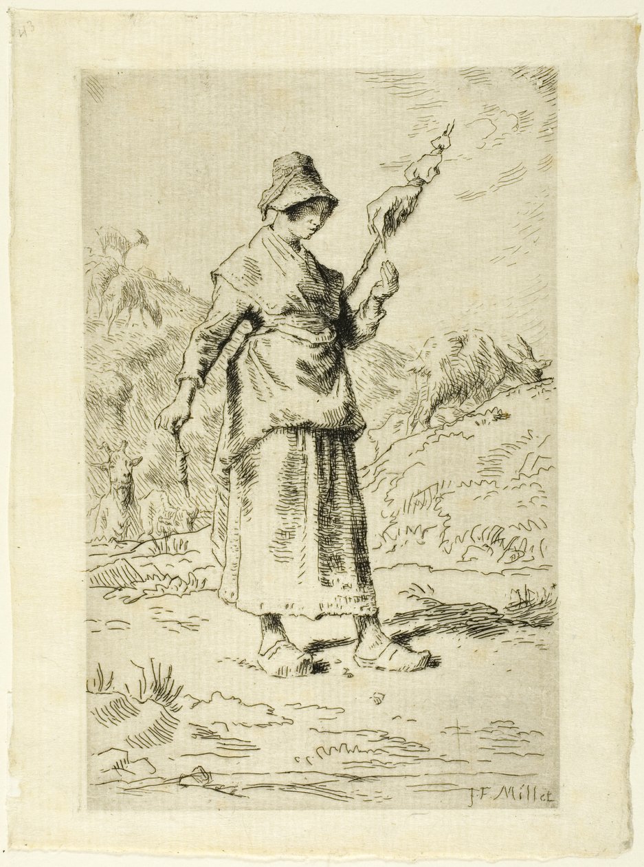 O girador de Jean Francois Millet